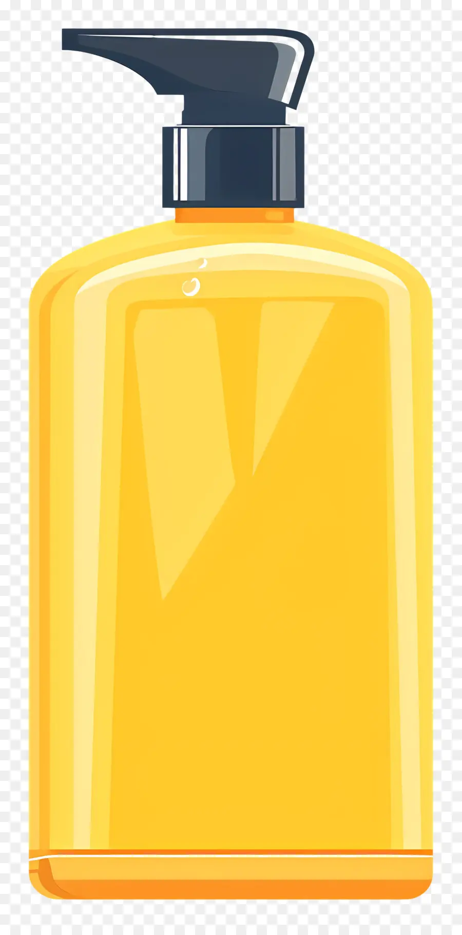 Botella De Champú，Botella De Plástico Amarillo PNG