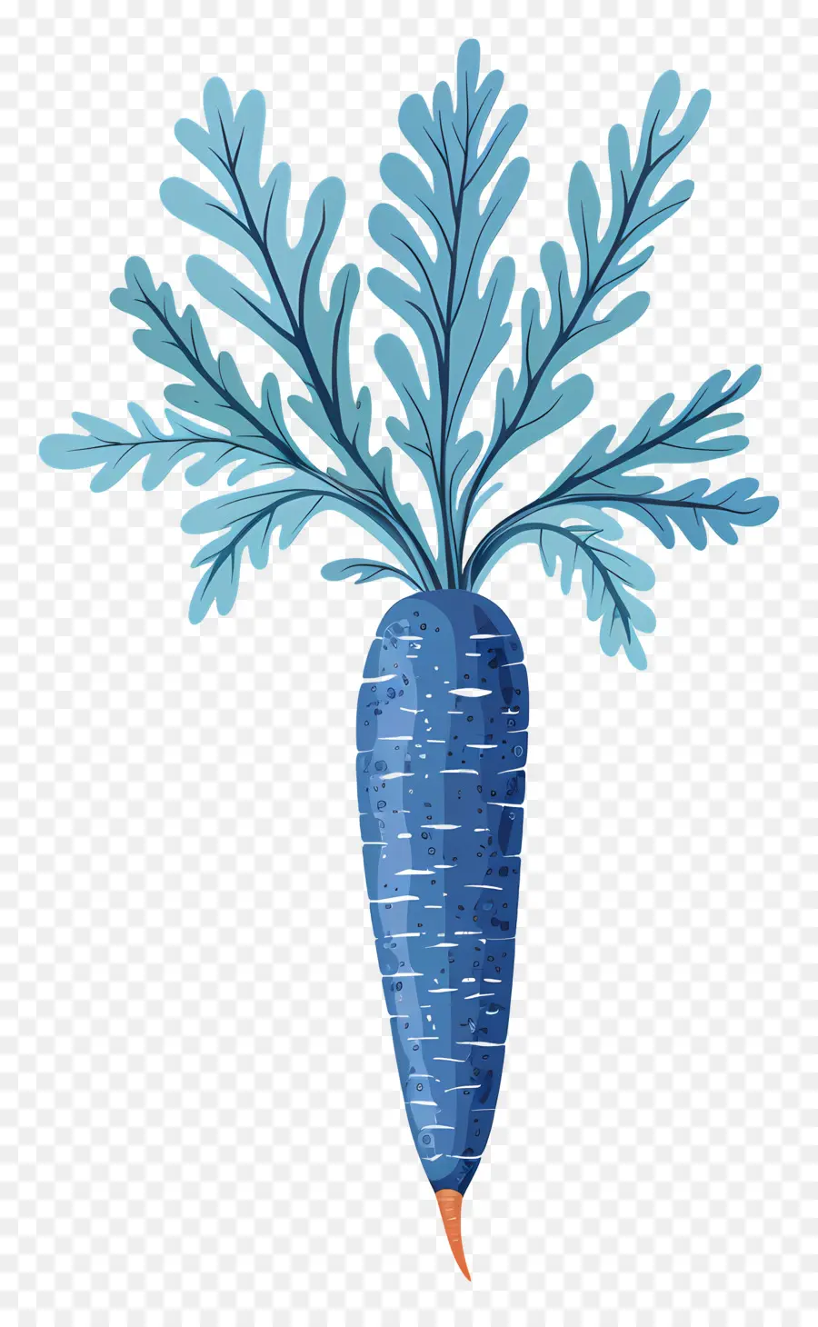 Zanahoria，Zanahoria Azul PNG