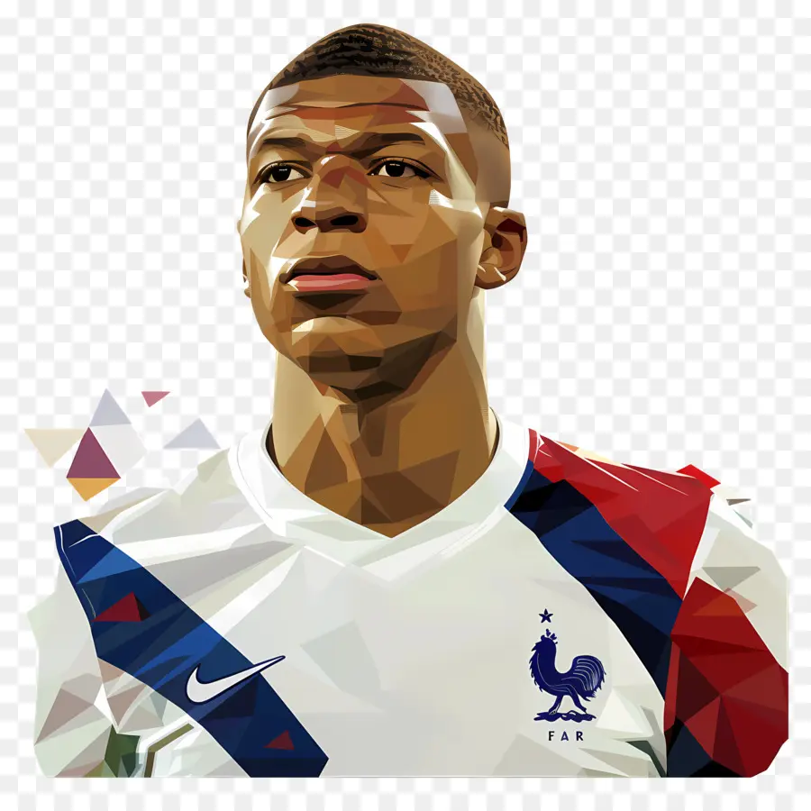 Kylian Mbappé，Retrato De Hombre PNG