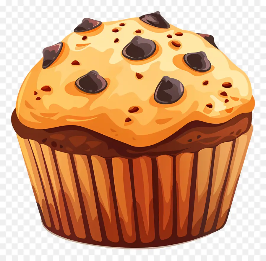 Mollete，Cupcake De Chispas De Chocolate PNG