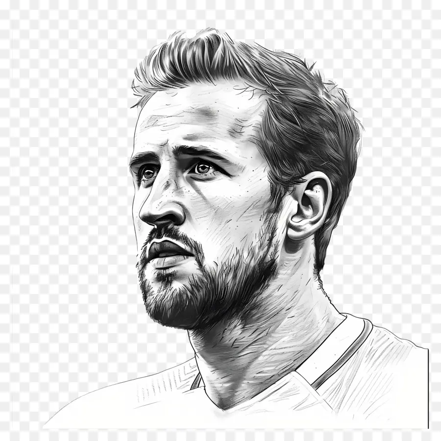 Harry Kane，Hombre Con Barba PNG