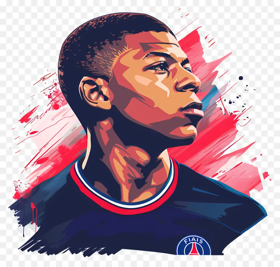 Kylian Mbappé，Jugador De Fútbol PNG