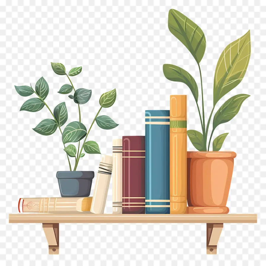 Bookshelf，Libros PNG