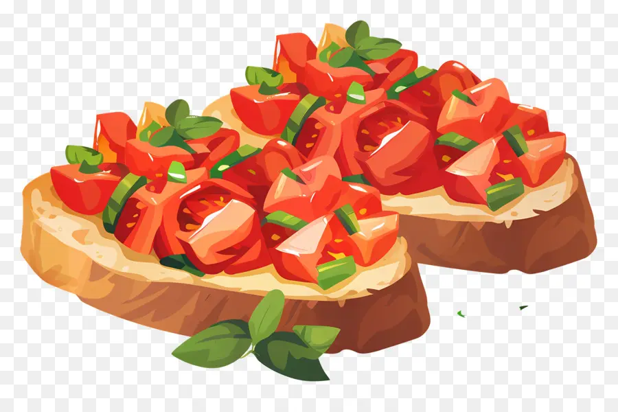 Bruschetta，Tomate PNG