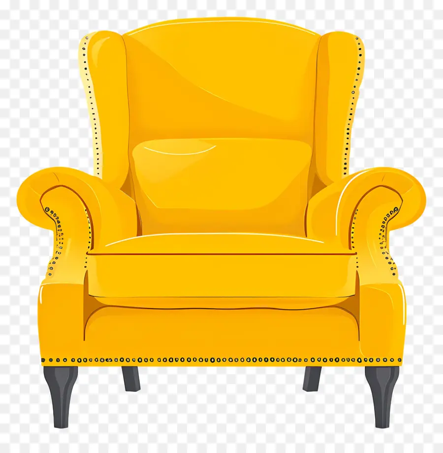 Sillón，Amarillo Sillón PNG