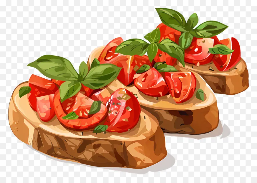 Bruschetta，Tostadas PNG