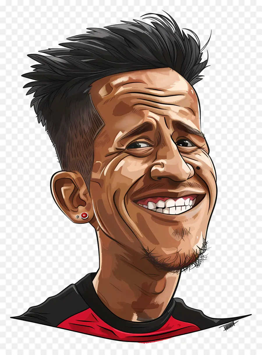 Alexis Sánchez，Caricatura PNG