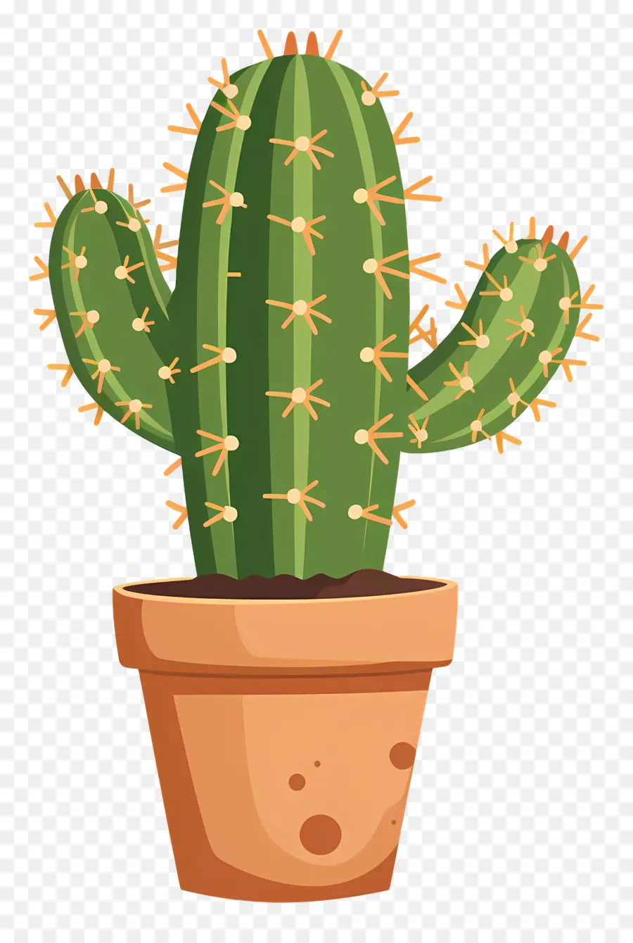 Cactus En Maceta，Cactus PNG