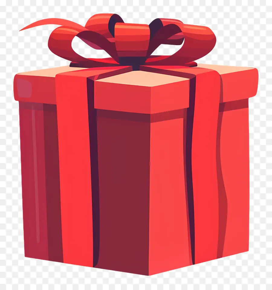 Caja De Regalo，Rojo De La Caja De Regalo PNG