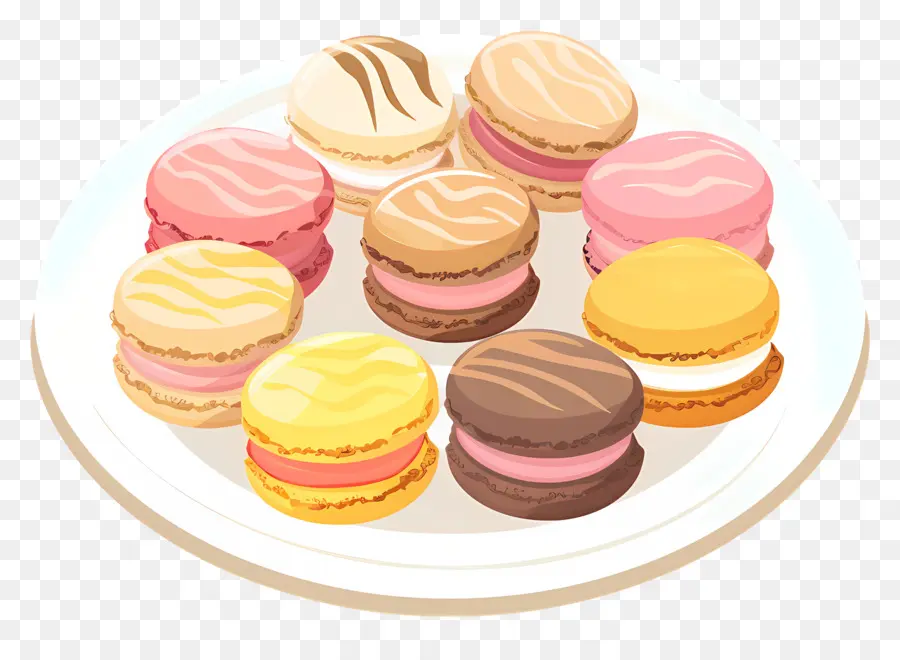 Macarons，De Postre PNG