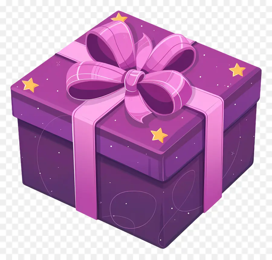 Caja De Regalo，Cinta Rosa PNG