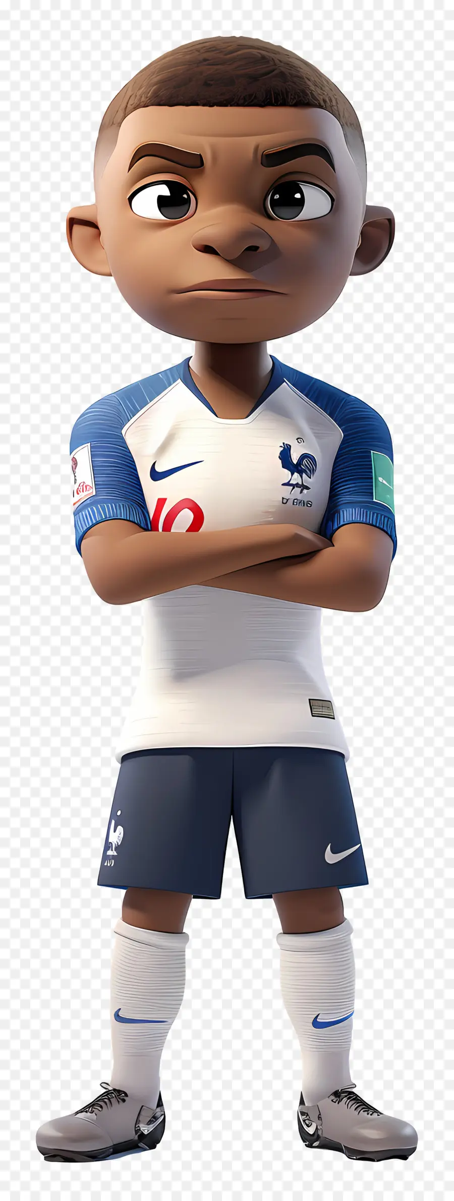 Kylian Mbappé，Black Man PNG