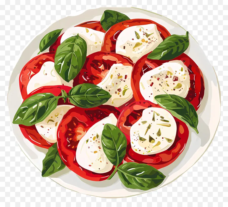 Ensalada Capresse，Ensalada Caprese PNG