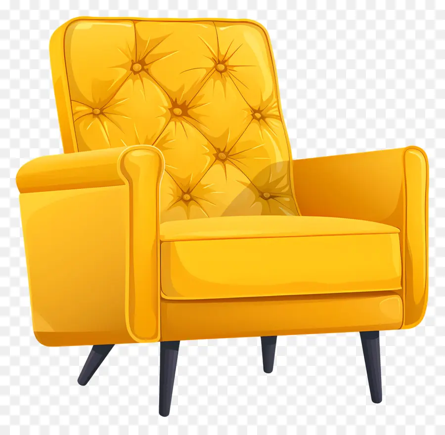 Sillón，Sillón Amarillo PNG