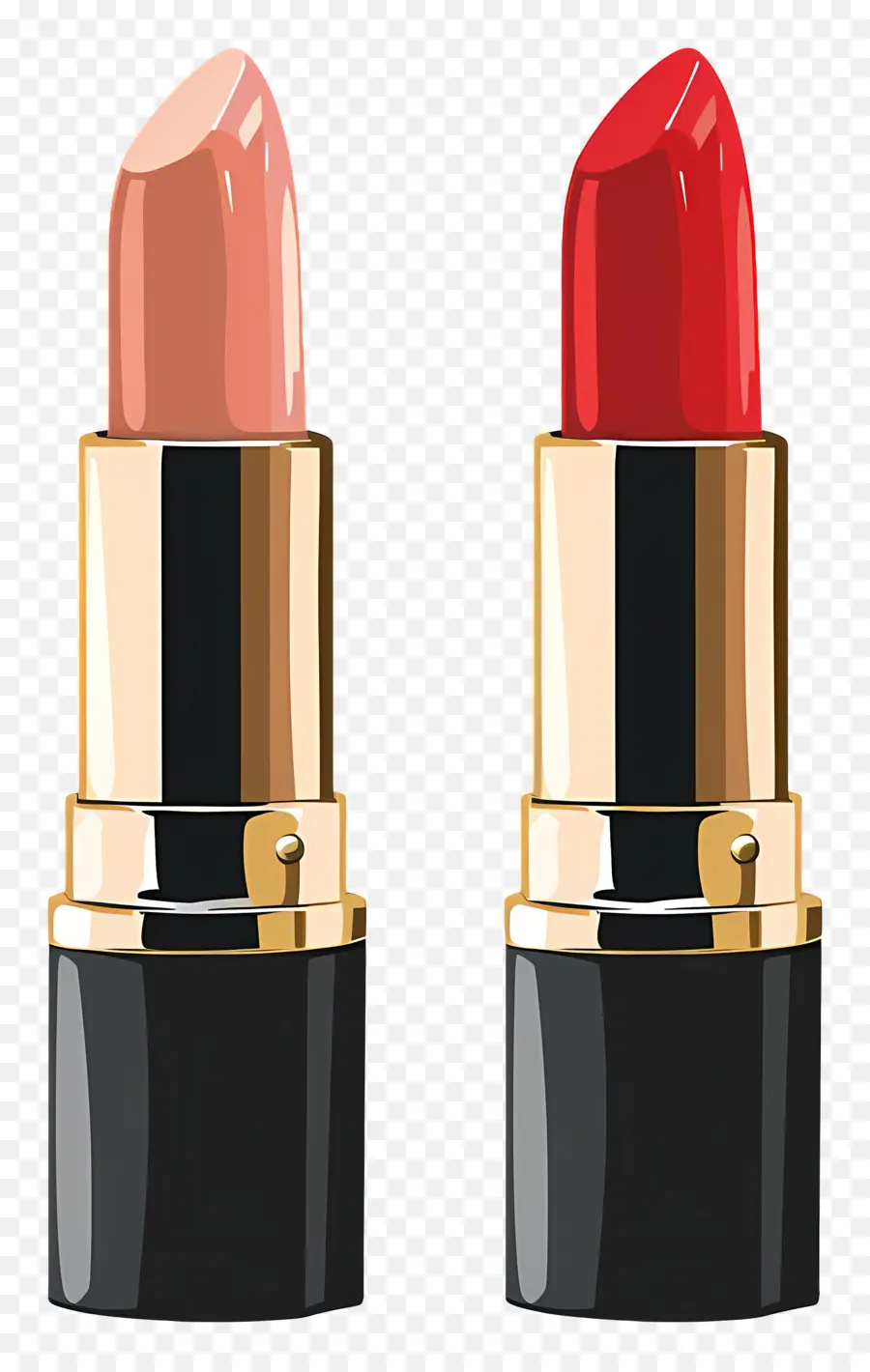 Barras De Labios，Lápiz Labial Rojo PNG