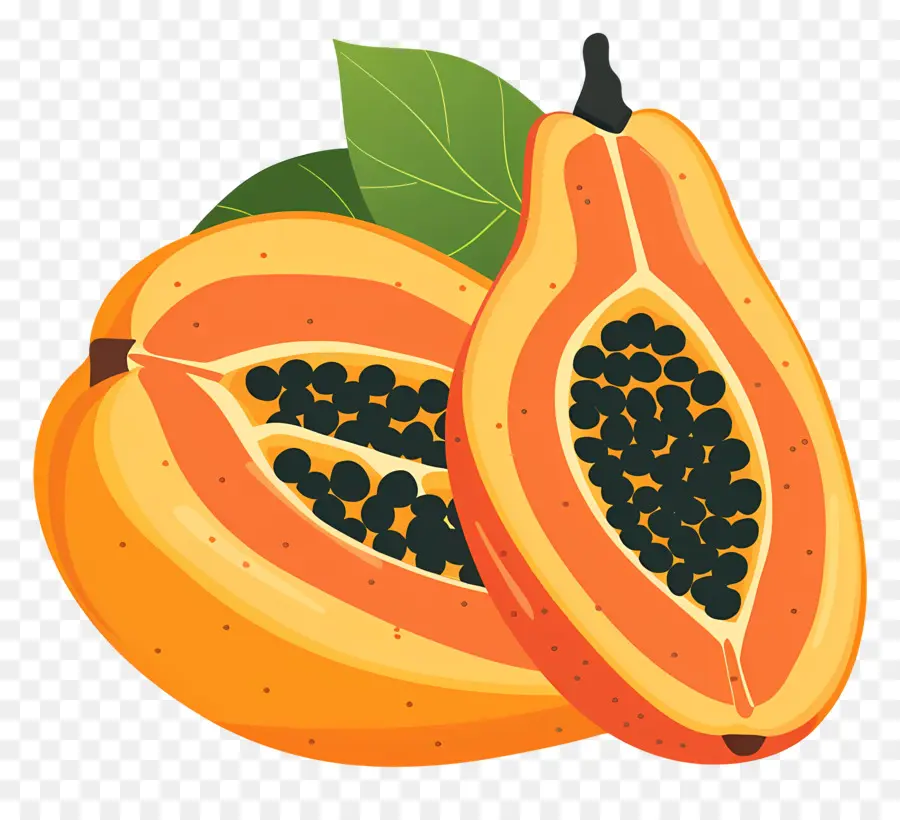 La Papaya，La Fruta PNG