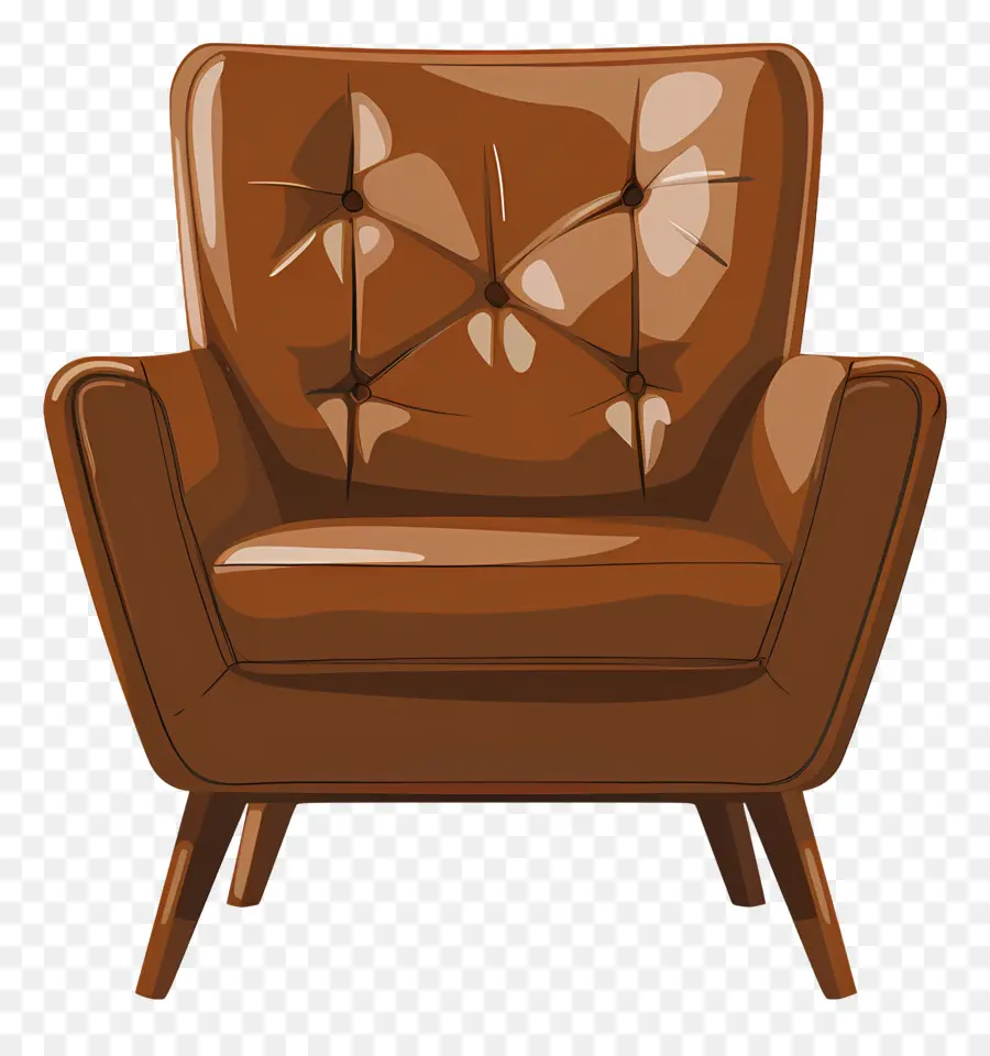 Sillón，Silla De Cuero PNG