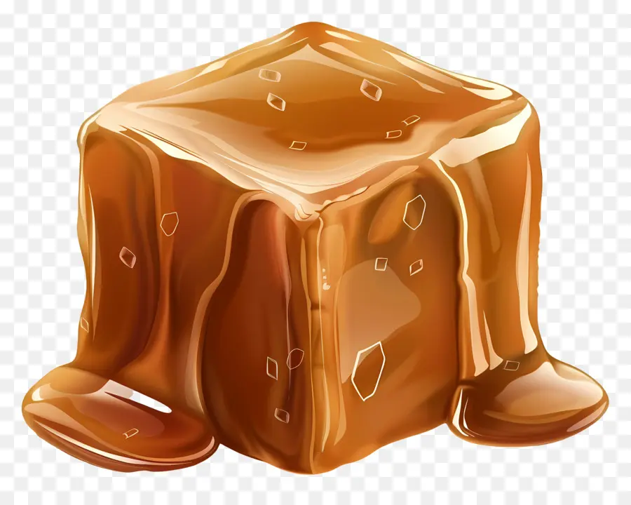 Caramelo Cubo，La Miel PNG