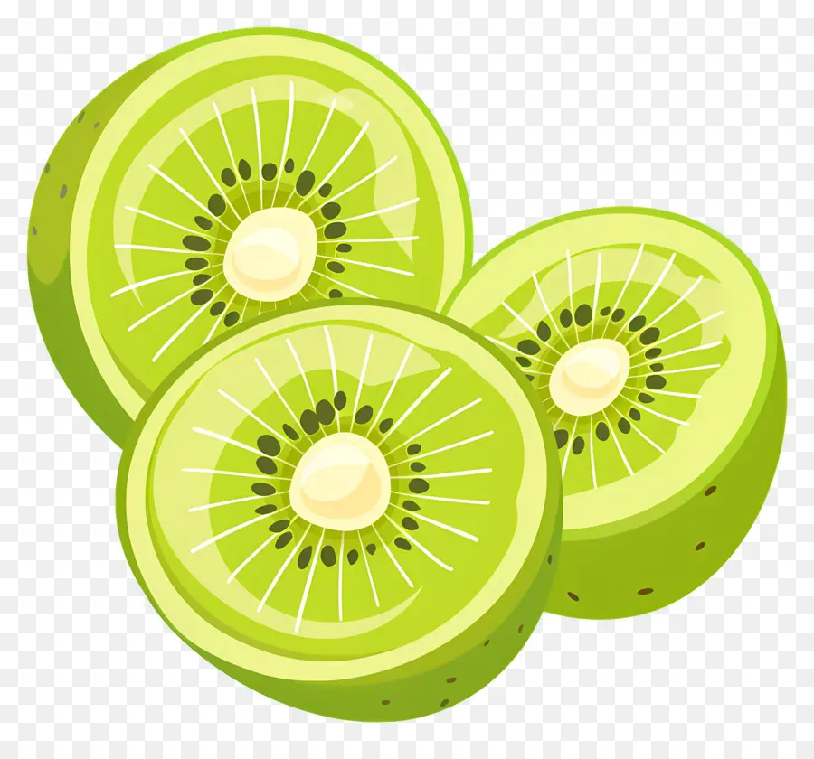 Kiwi，Rebanadas De Kiwi PNG