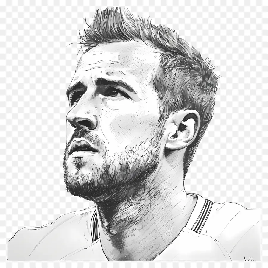 Harry Kane，Boceto De Jugador De Fútbol PNG