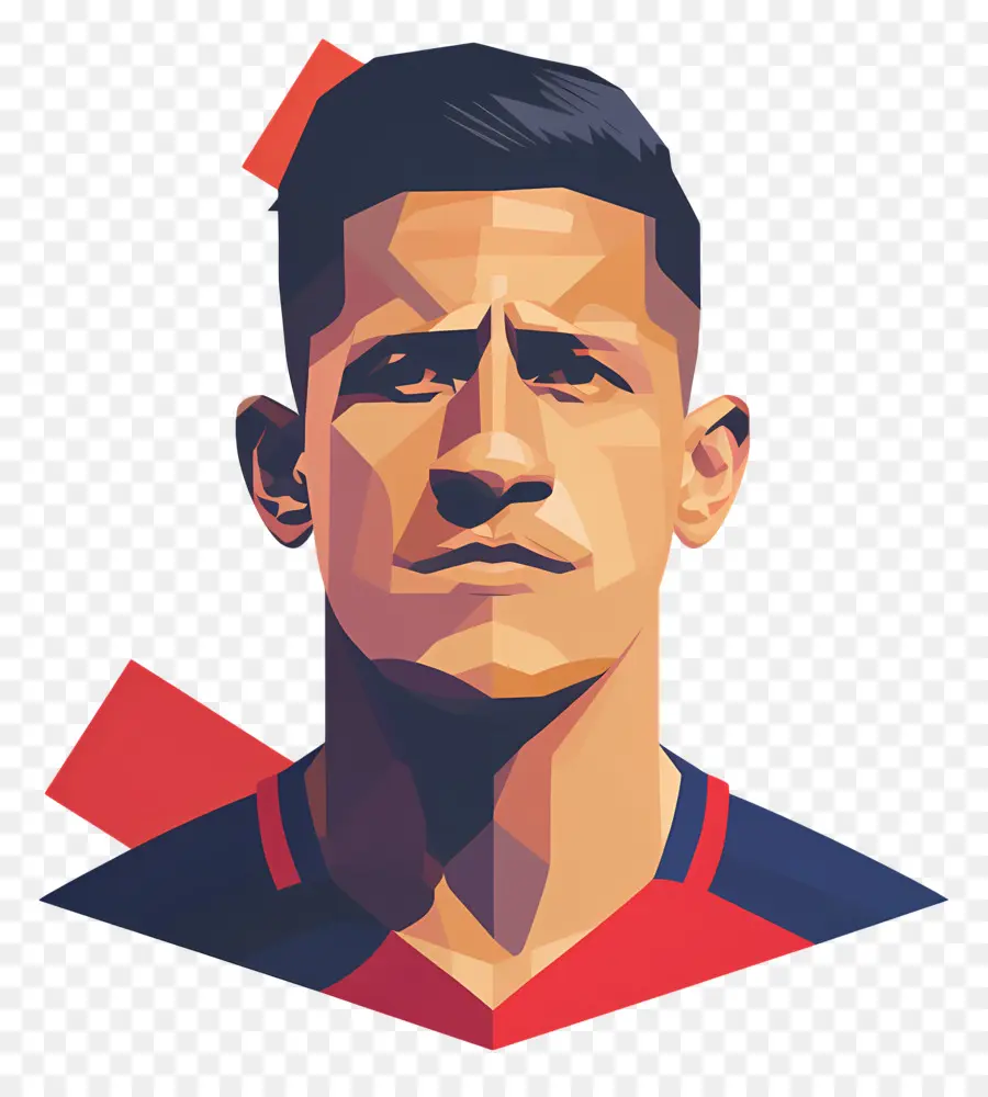 Alexis Sánchez，Jugador De Fútbol PNG