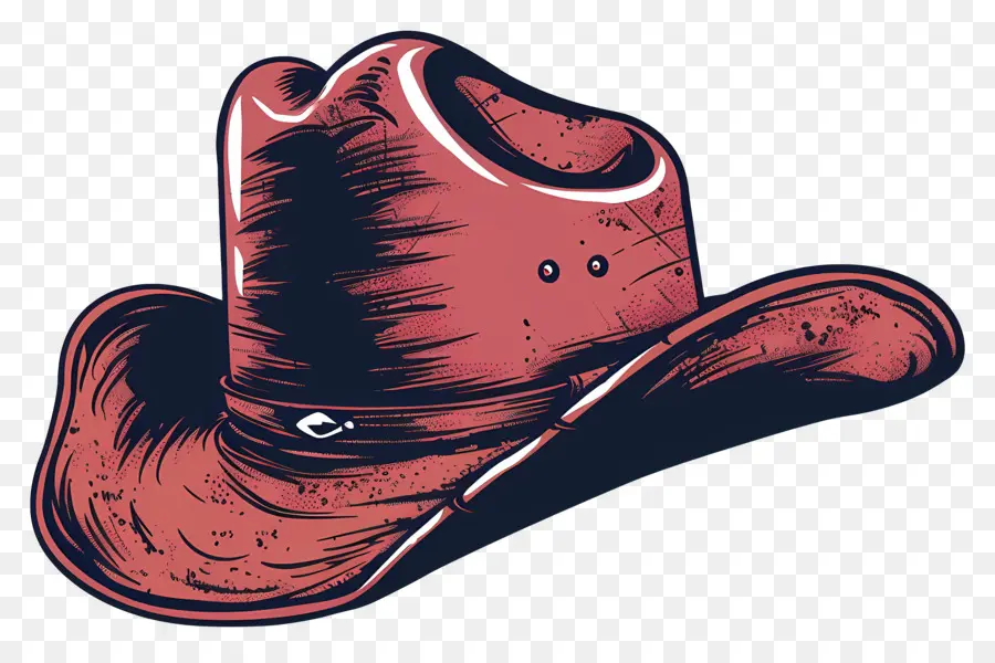 Sombrero De Vaquero，Sombrero De Vaquero Rojo PNG