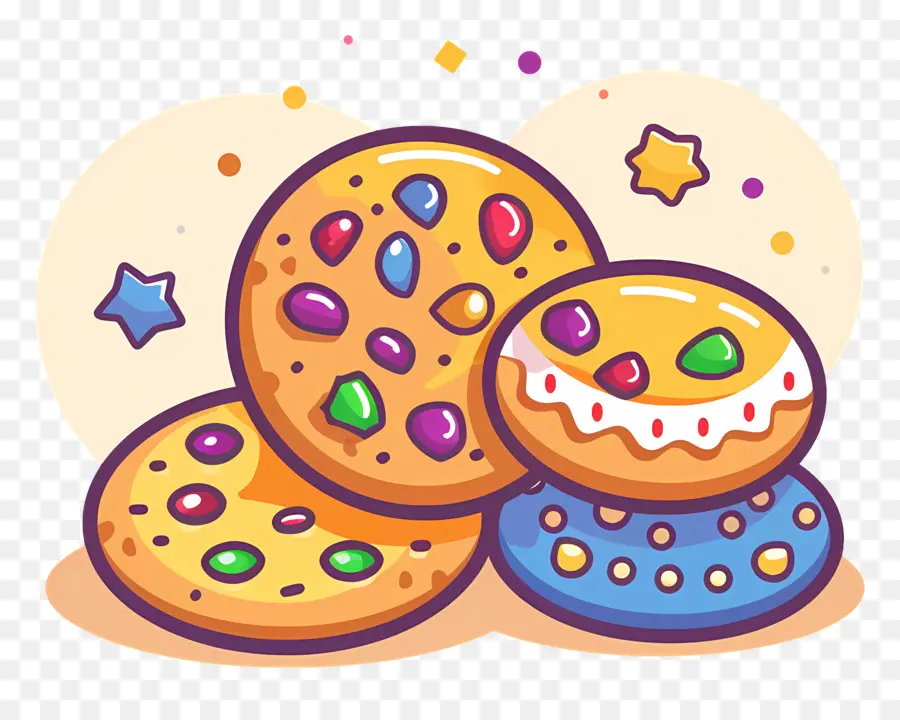 Las Cookies，Galletas Con Chispas De Chocolate PNG