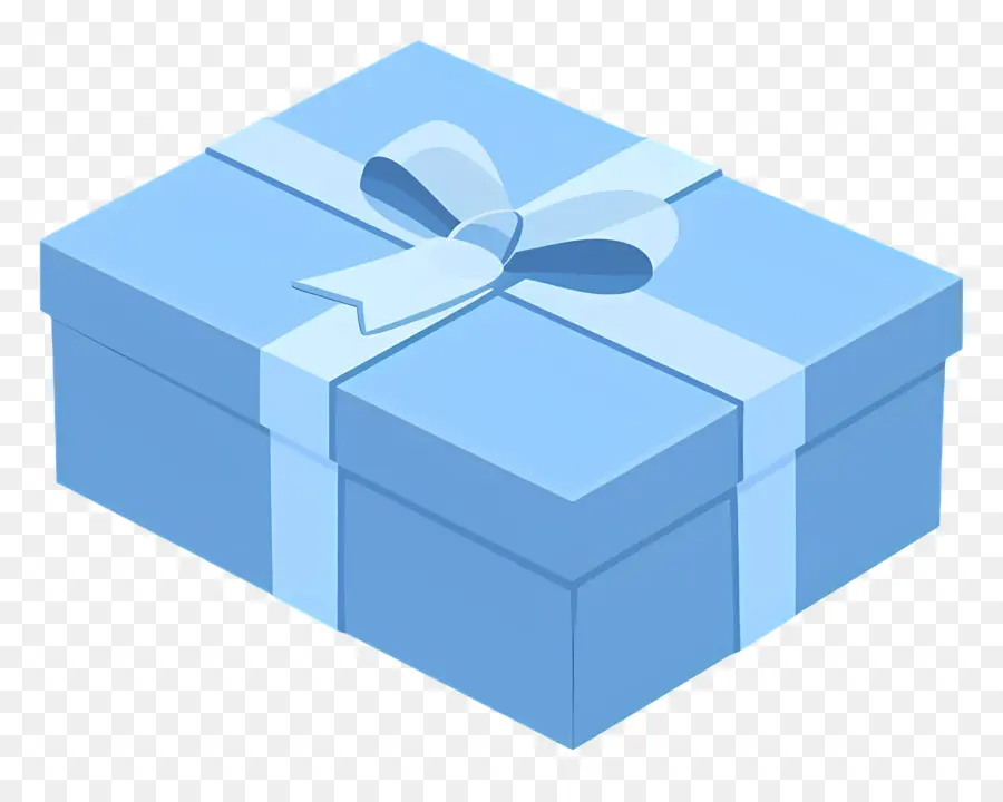 Caja De Regalo，Azul Caja De Regalo PNG