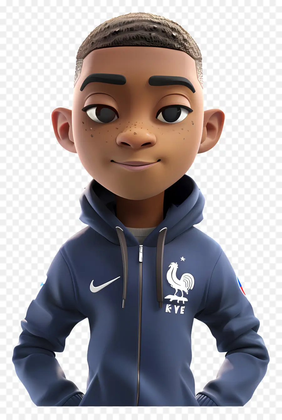 Kylian Mbappé，Diseño De Personajes PNG