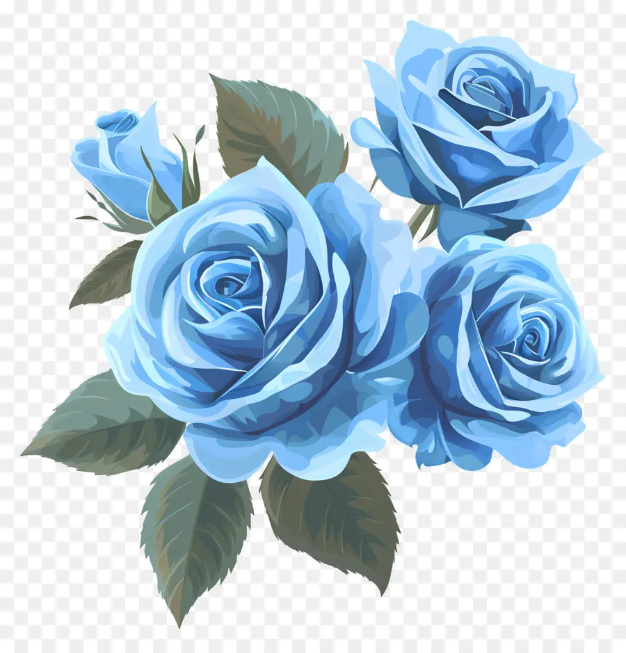 Rose Bouquet，1 Rosas Azules PNG