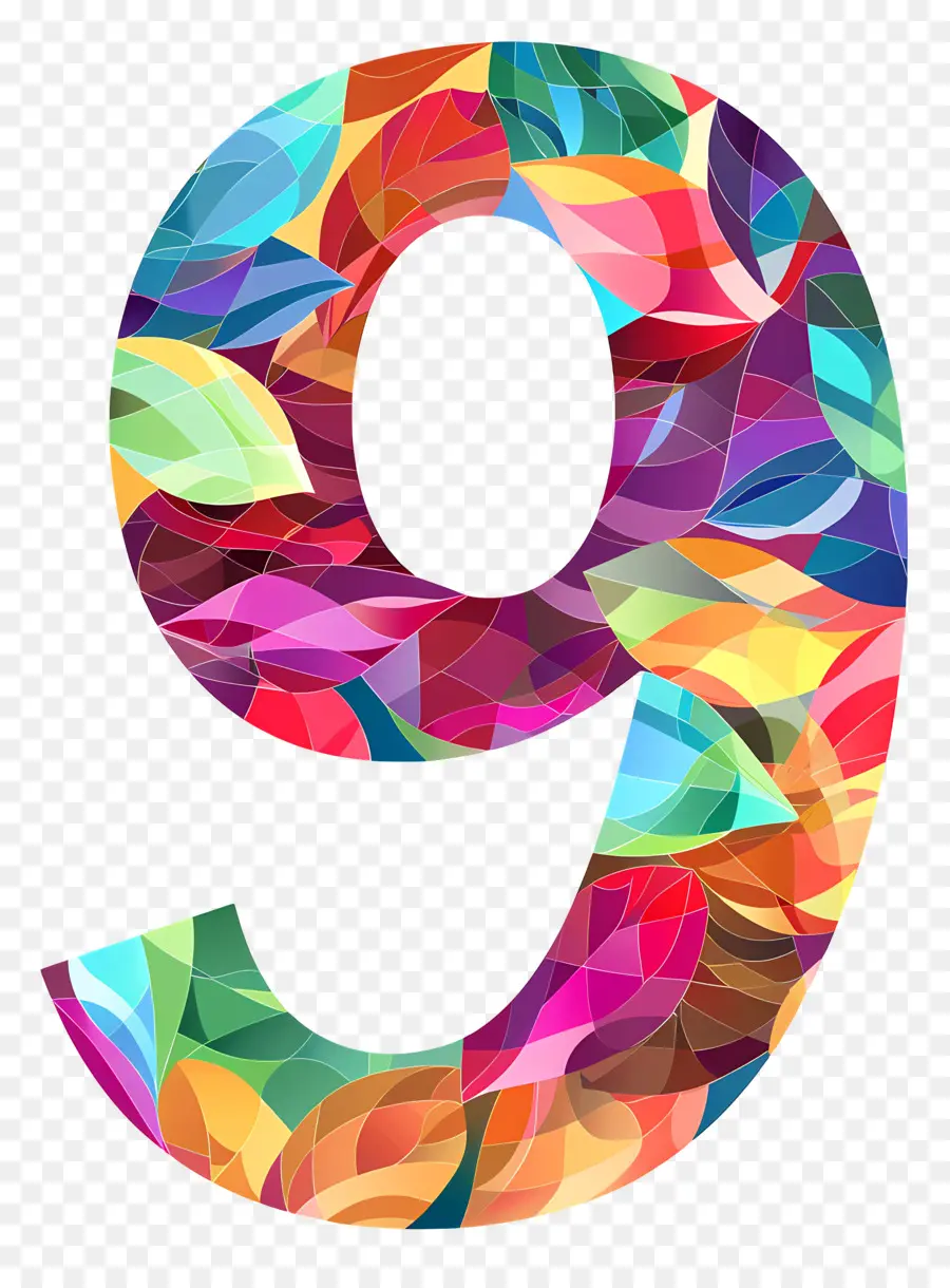 Número 9，Abstracto PNG