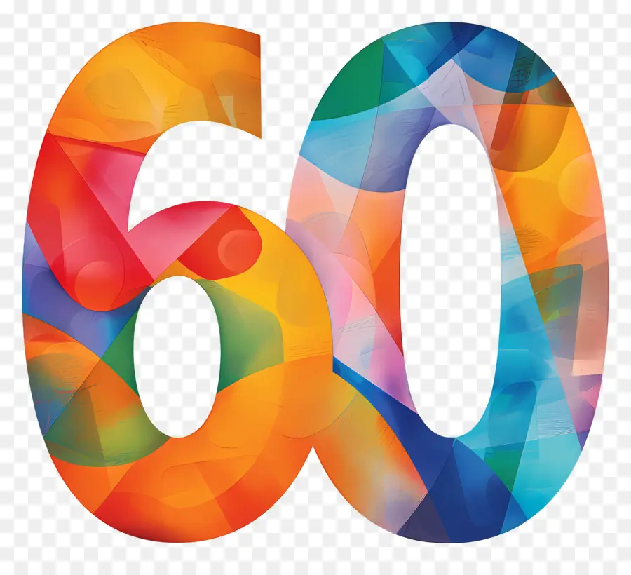 Número 60，El Arte Abstracto PNG