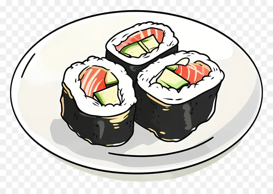 Sushi，Salmón PNG