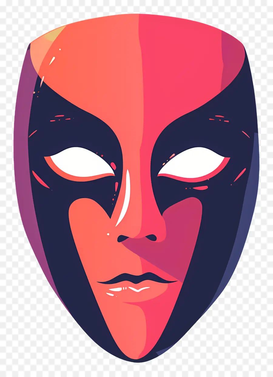 La Máscara De Halloween，Máscara Colorida PNG