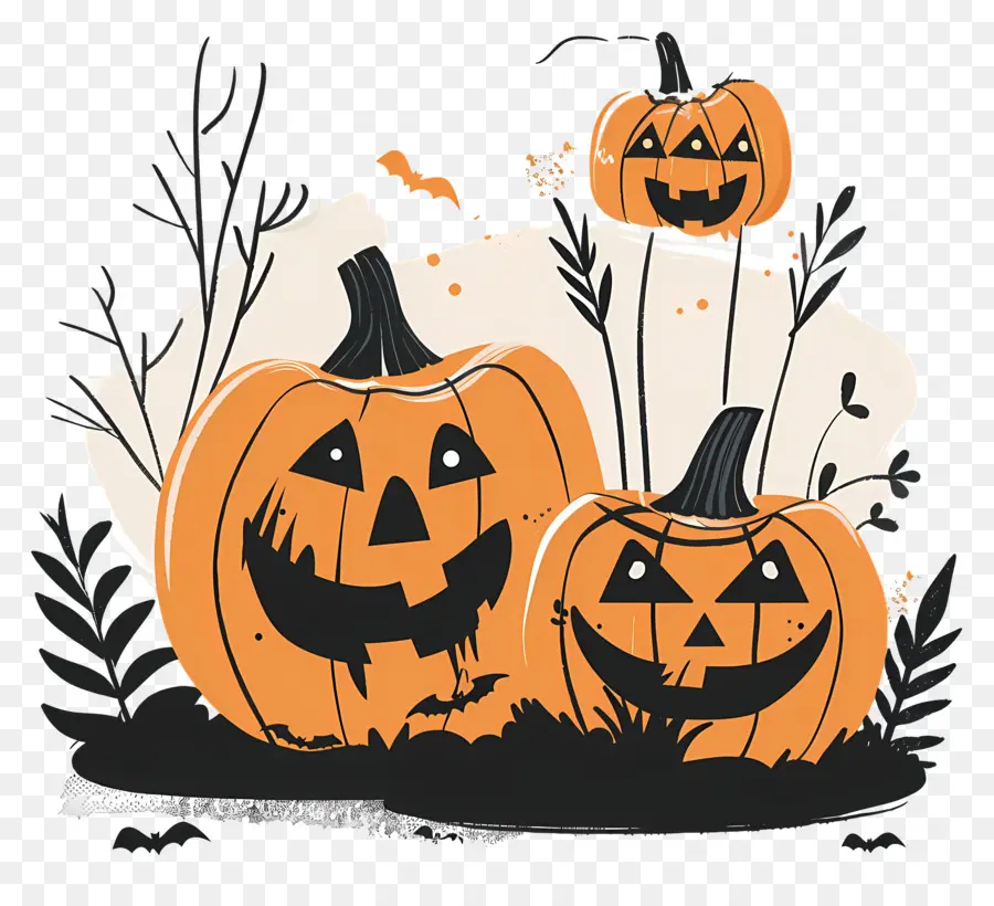 Calabazas De Halloween，Halloween PNG