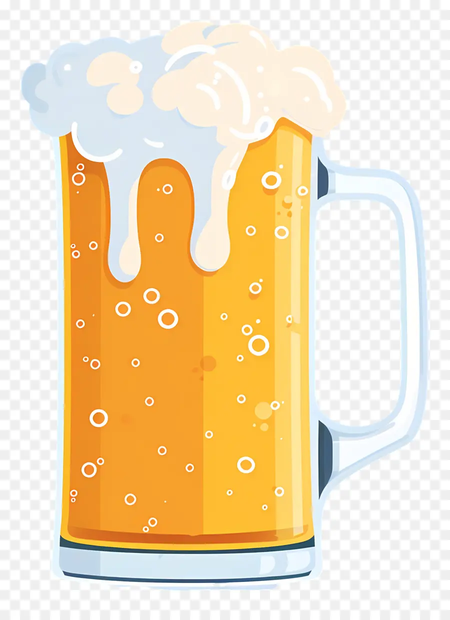 La Cerveza，Jarro De Cristal PNG