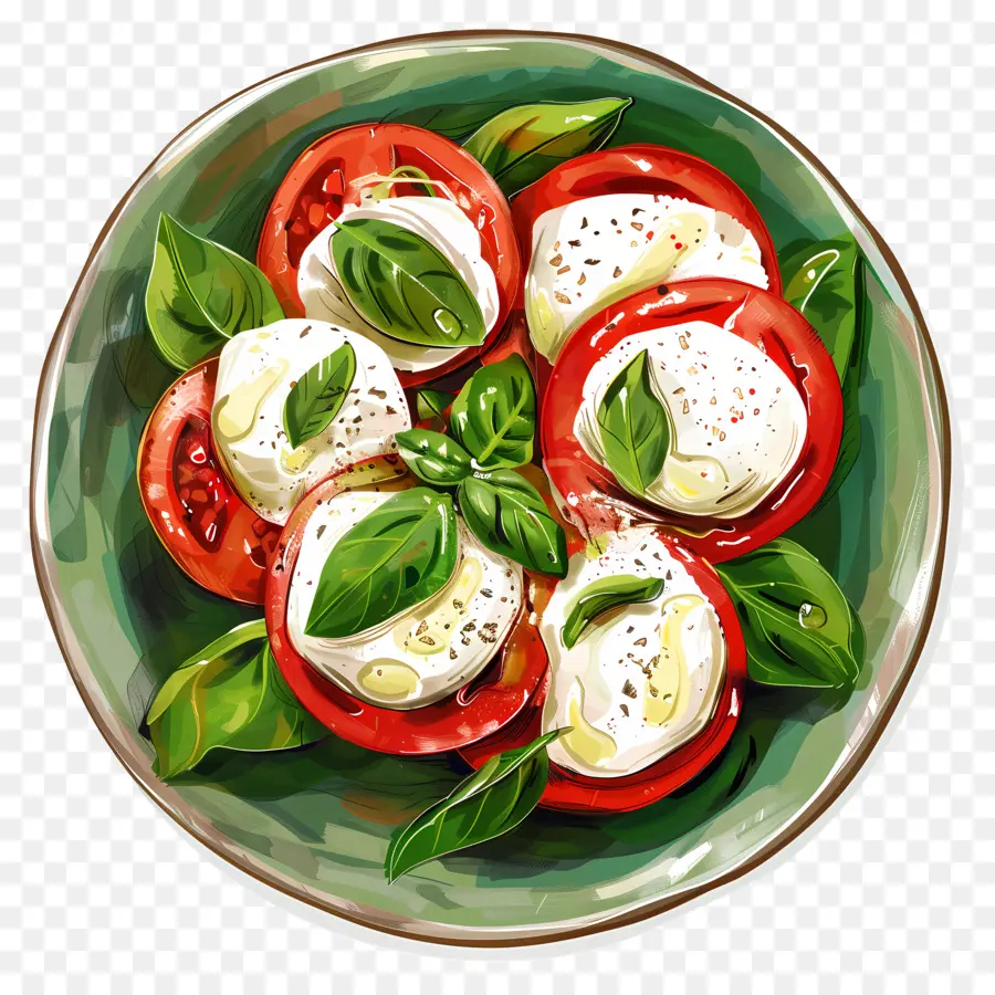 Ensalada Capresse，Ensalada Caprese PNG