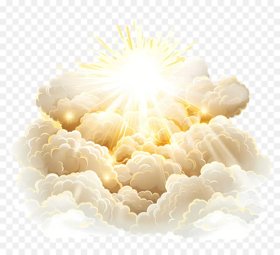 Luz Sagrada，Las Nubes PNG