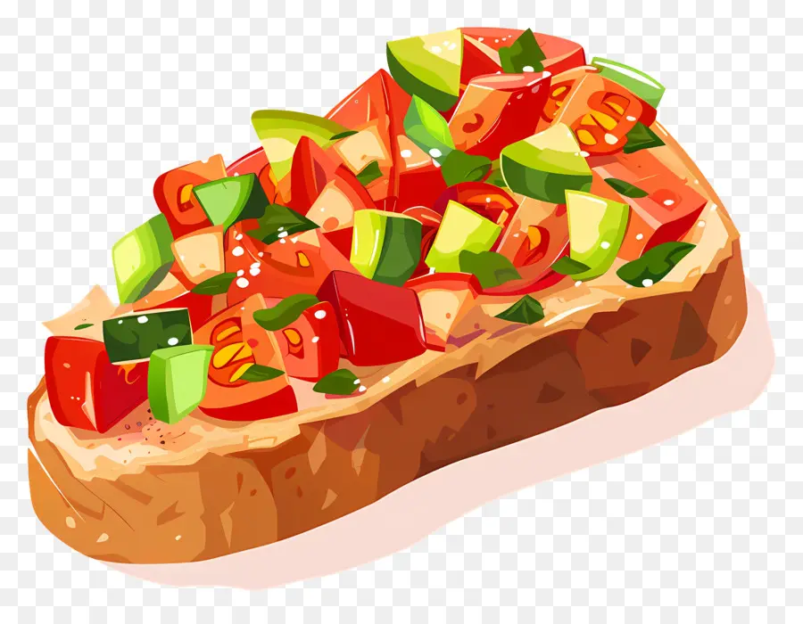 Bruschetta，Tostadas PNG