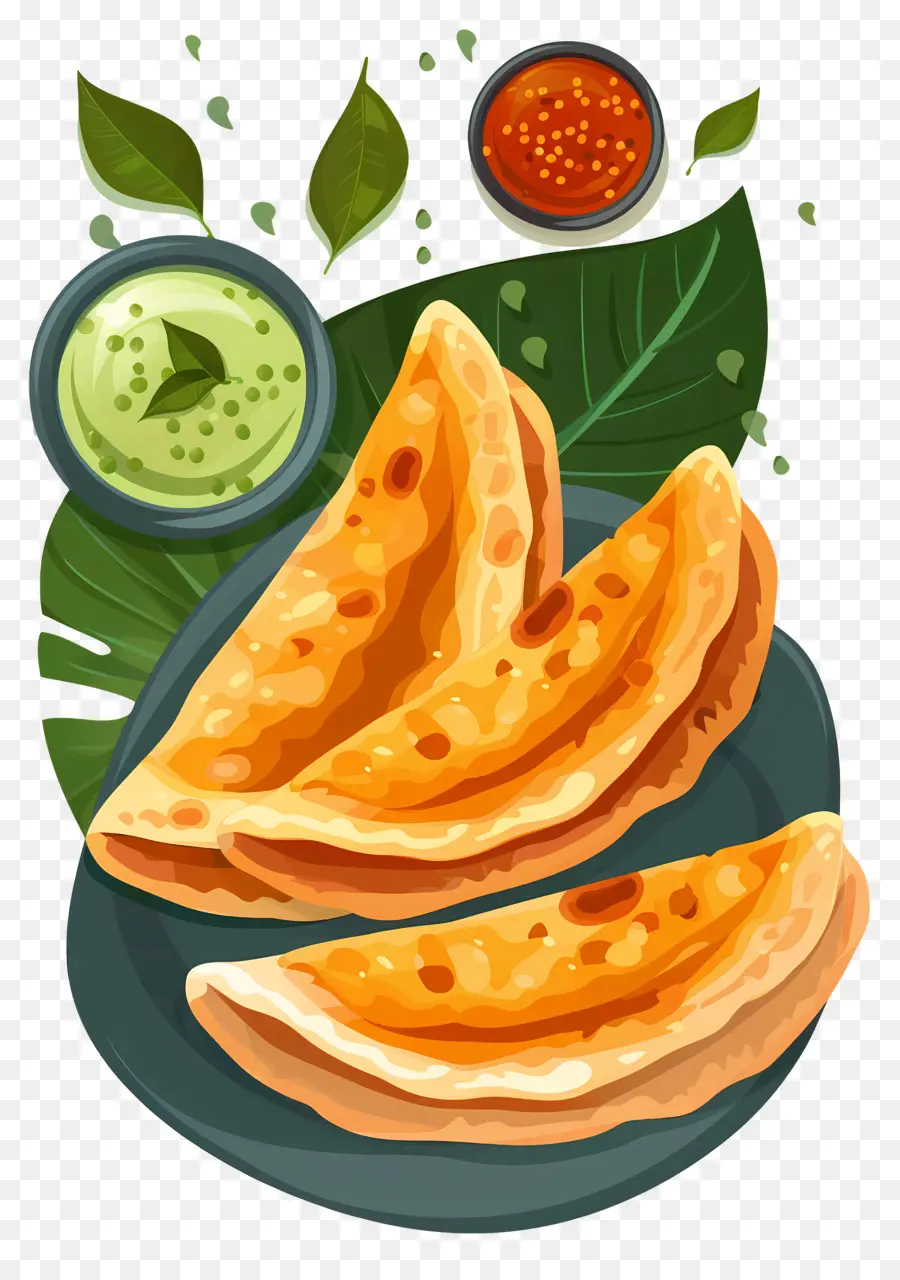 Dosa，Chapati PNG