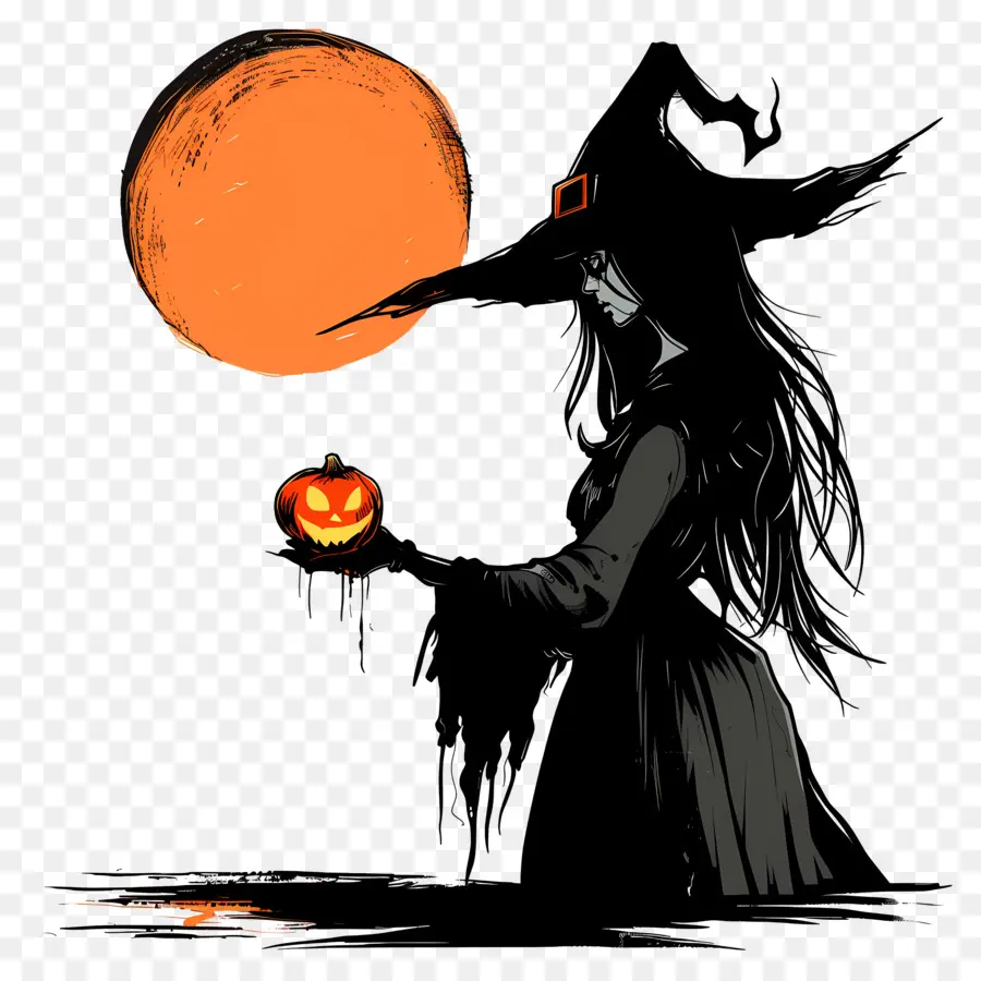 Bruja De Halloween，Halloween PNG