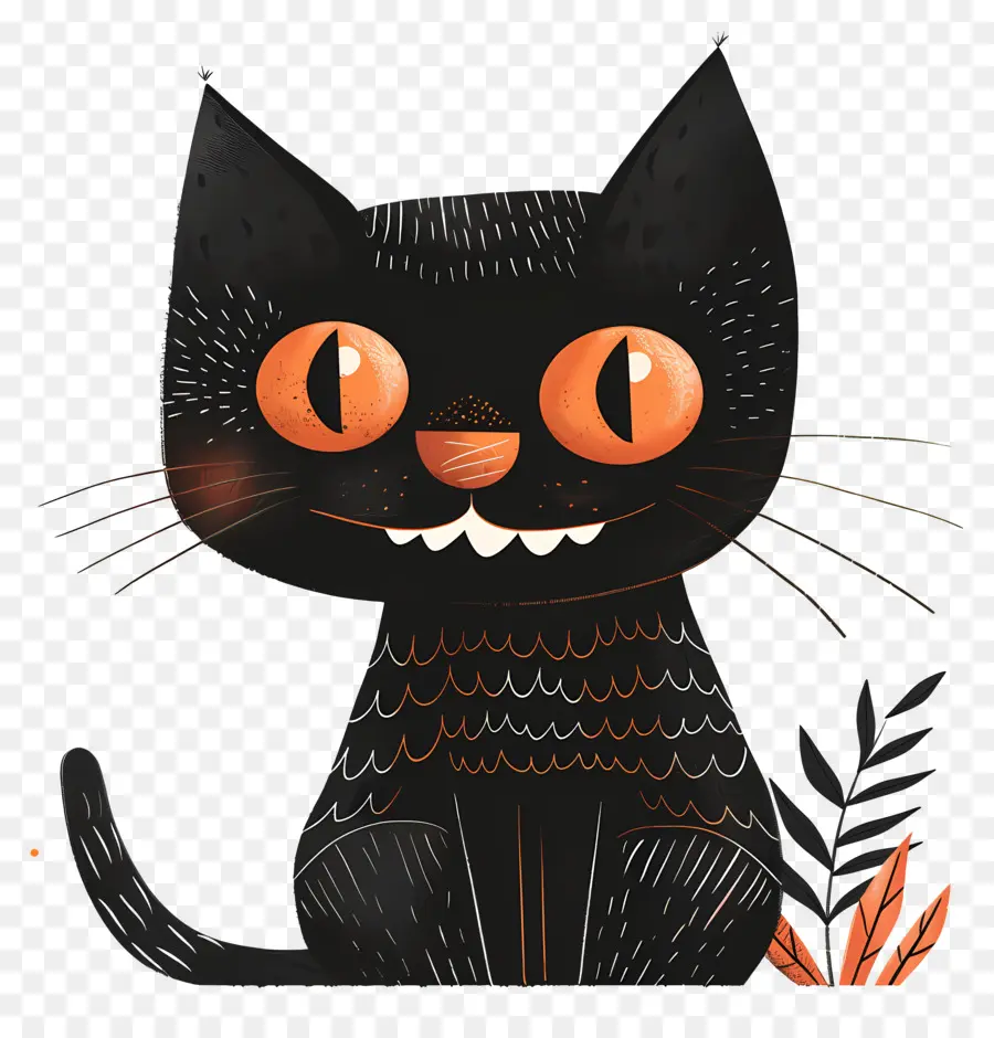 Halloween Gato，Gato Negro PNG