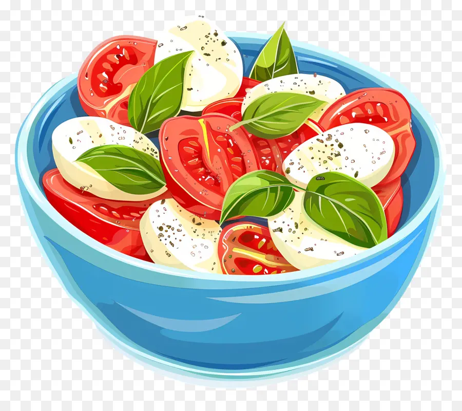 La Ensalada Caprese，Queso Mozzarella PNG