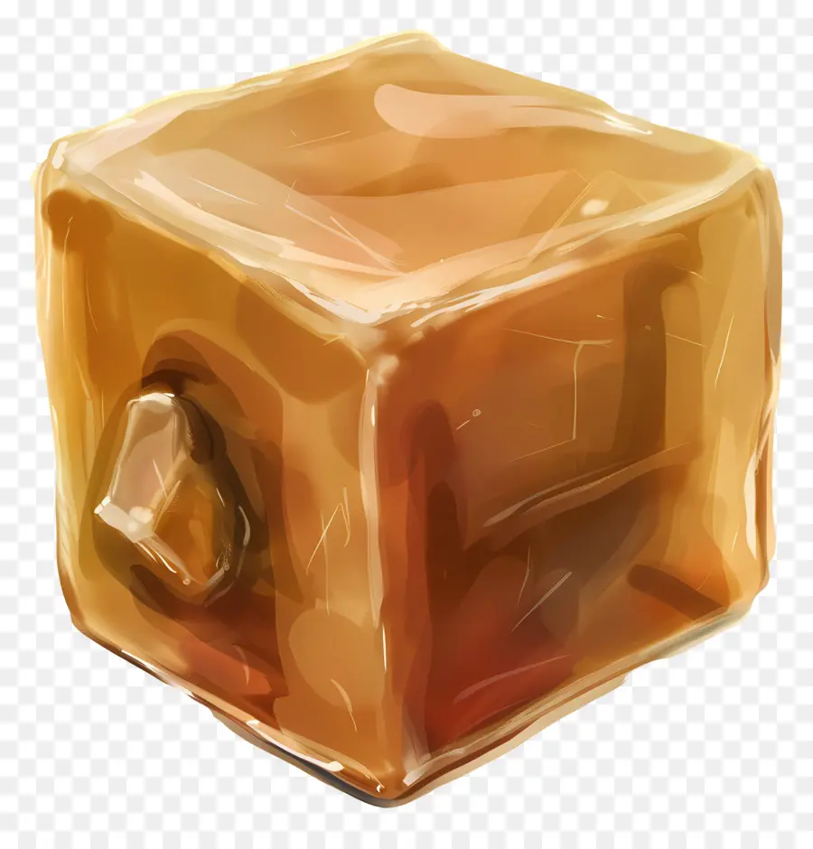 Caramelo Cubo，Cubo Transparente PNG