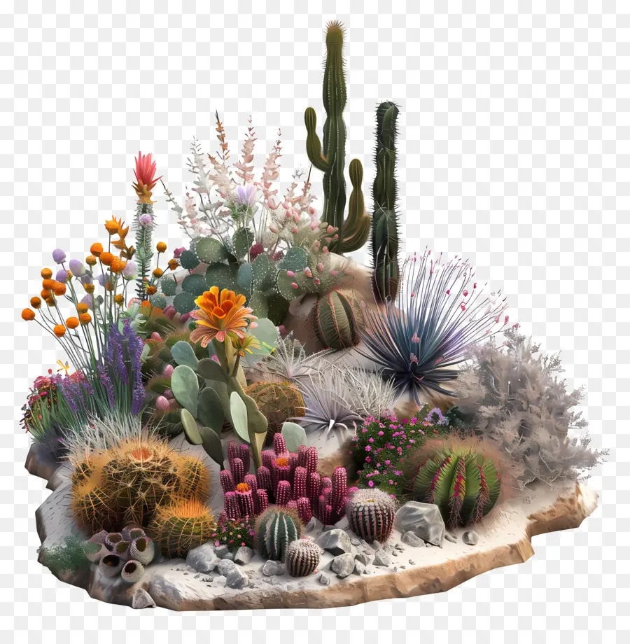 Jardín Del Desierto，Jardín De Cactus PNG