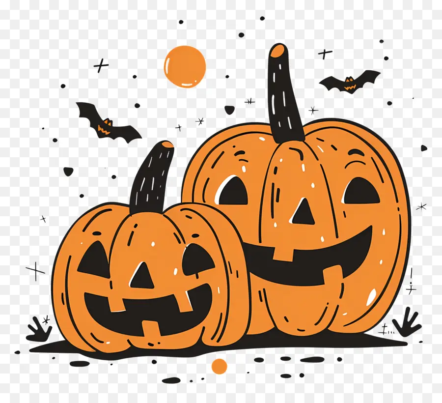 Calabazas De Halloween，Halloween PNG