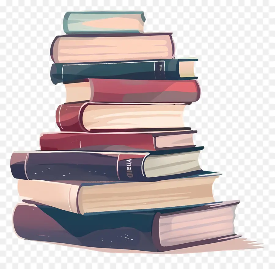 Pila De Libros，Libros PNG