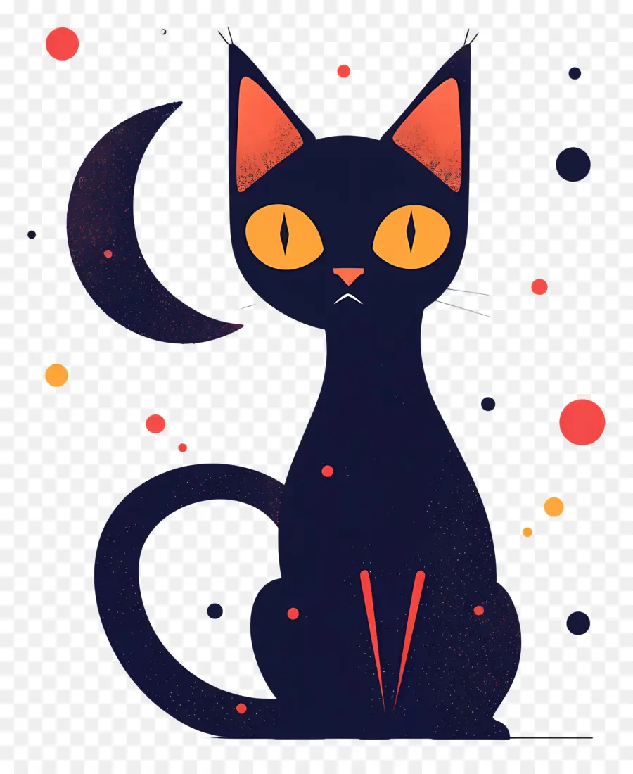 Halloween Gato，Gato Negro PNG