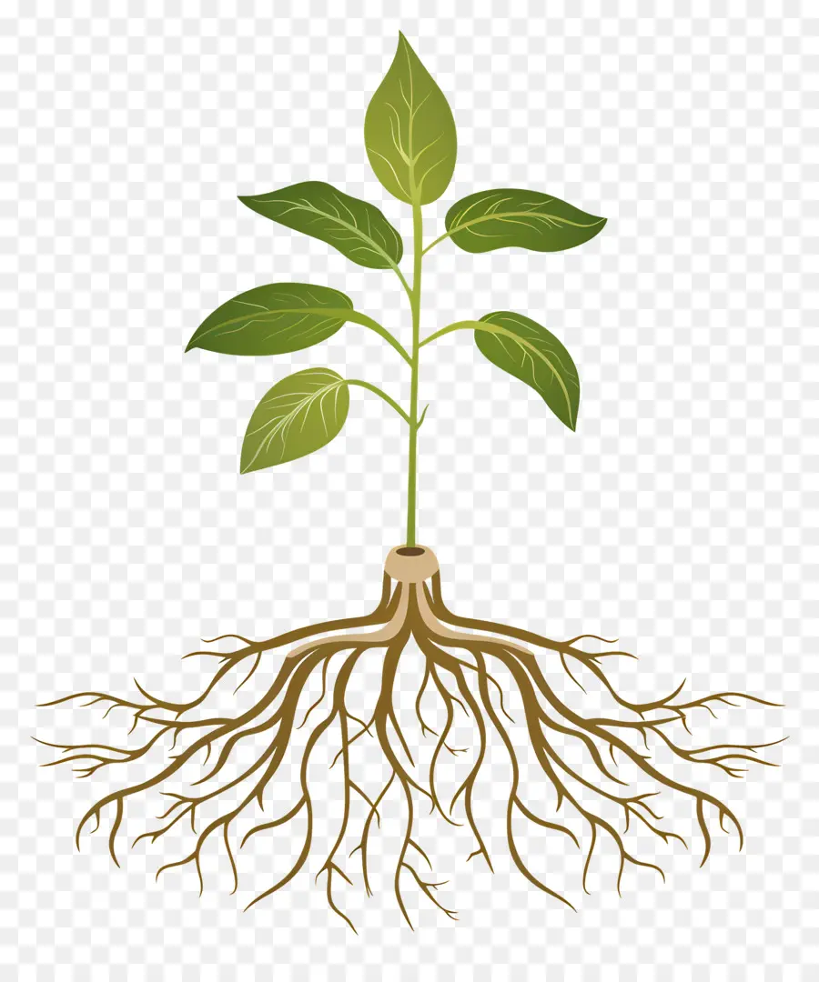 Raíz De La Planta，Árbol PNG