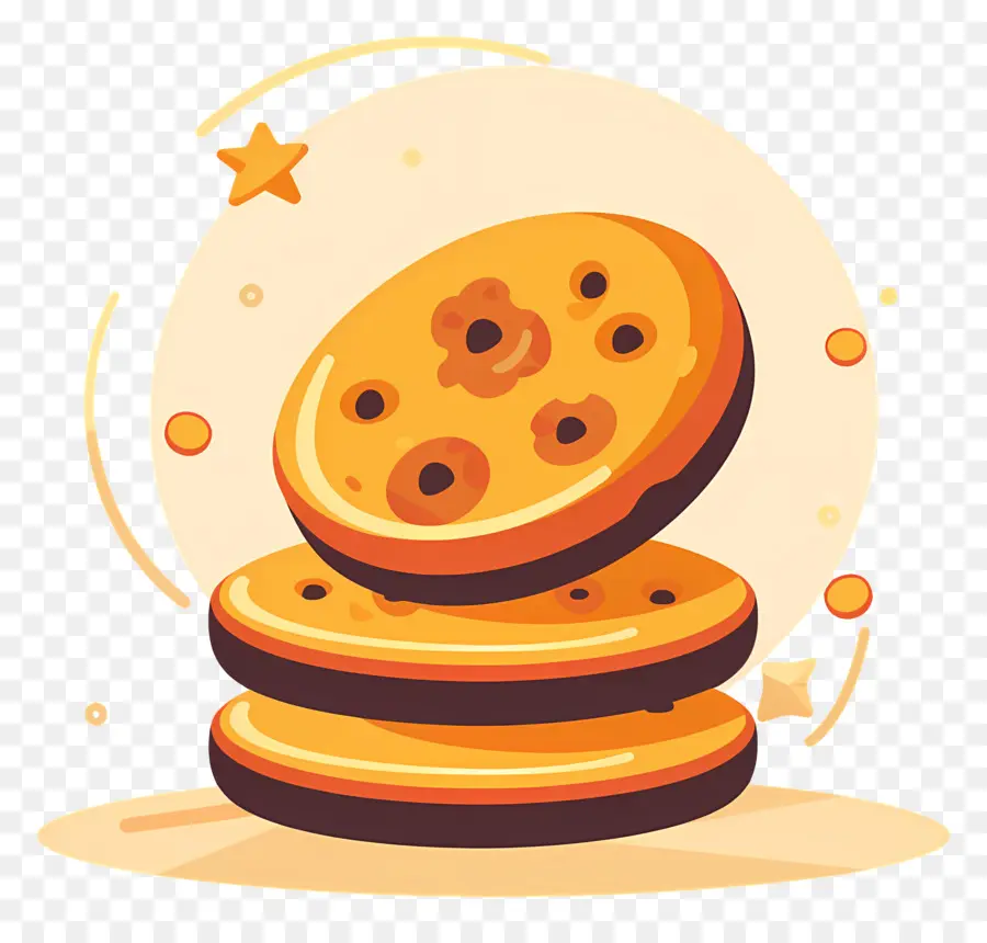 Las Cookies，Galletas Con Chispas De Chocolate PNG